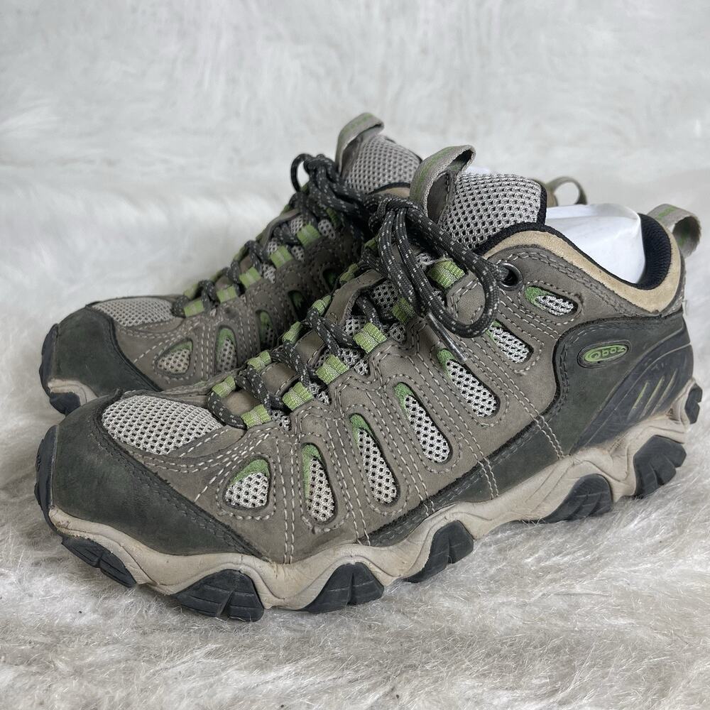 Oboz Women’s Sawtooth II Low B-DRY Waterproof Hiking Shoes 8.5 Brown Sage